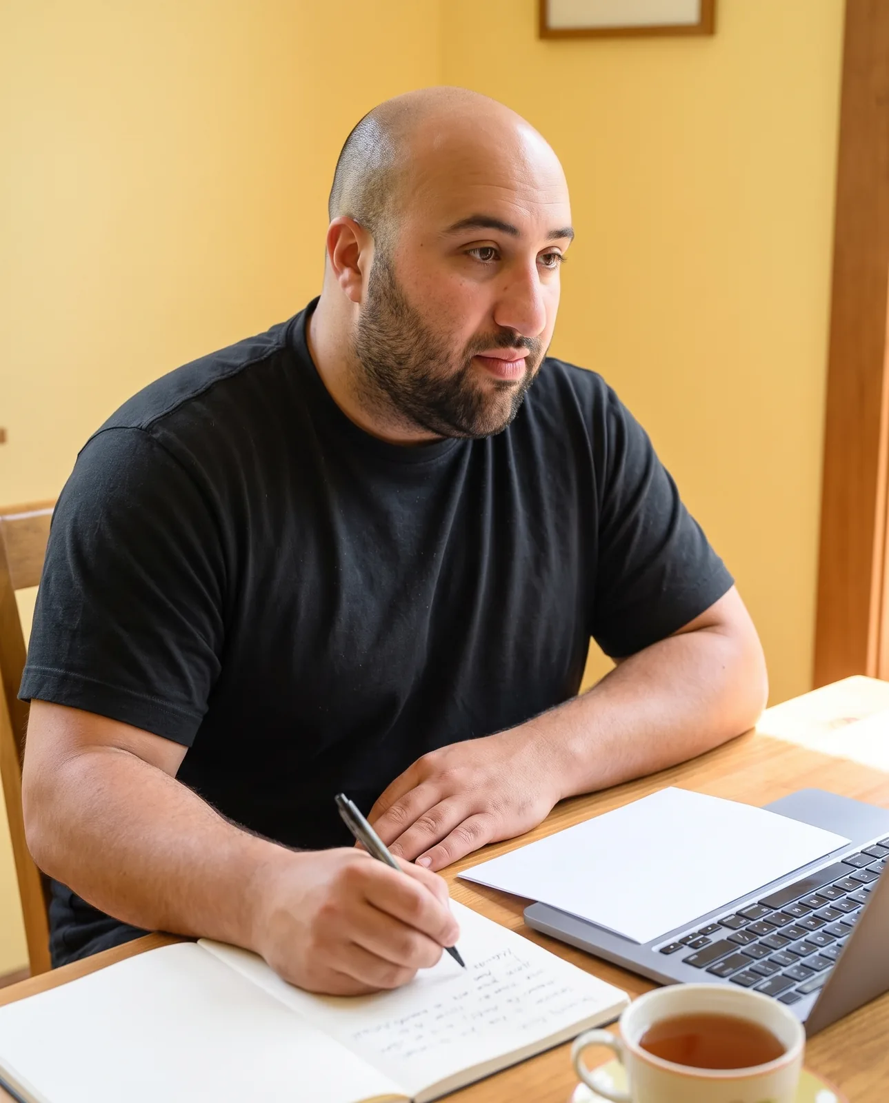Oussama, content specialist, schrijft teksten voor contentmarketing
