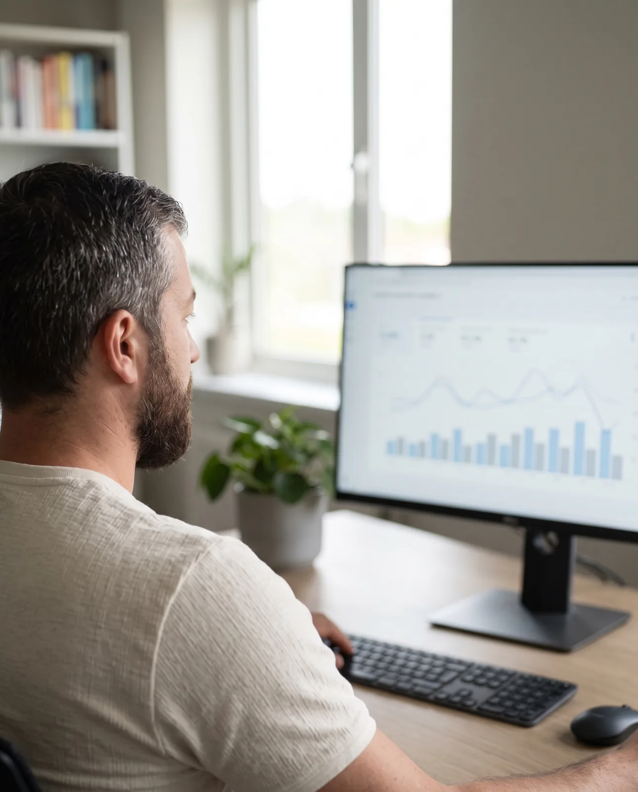 Elvis, Google SEO specialist, analyseert zoekresultaten en zoekdata